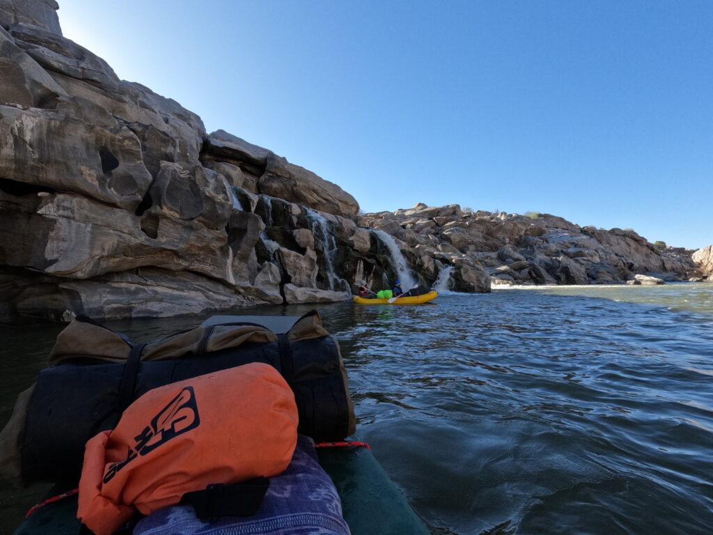 Orange river rafting Richie falls