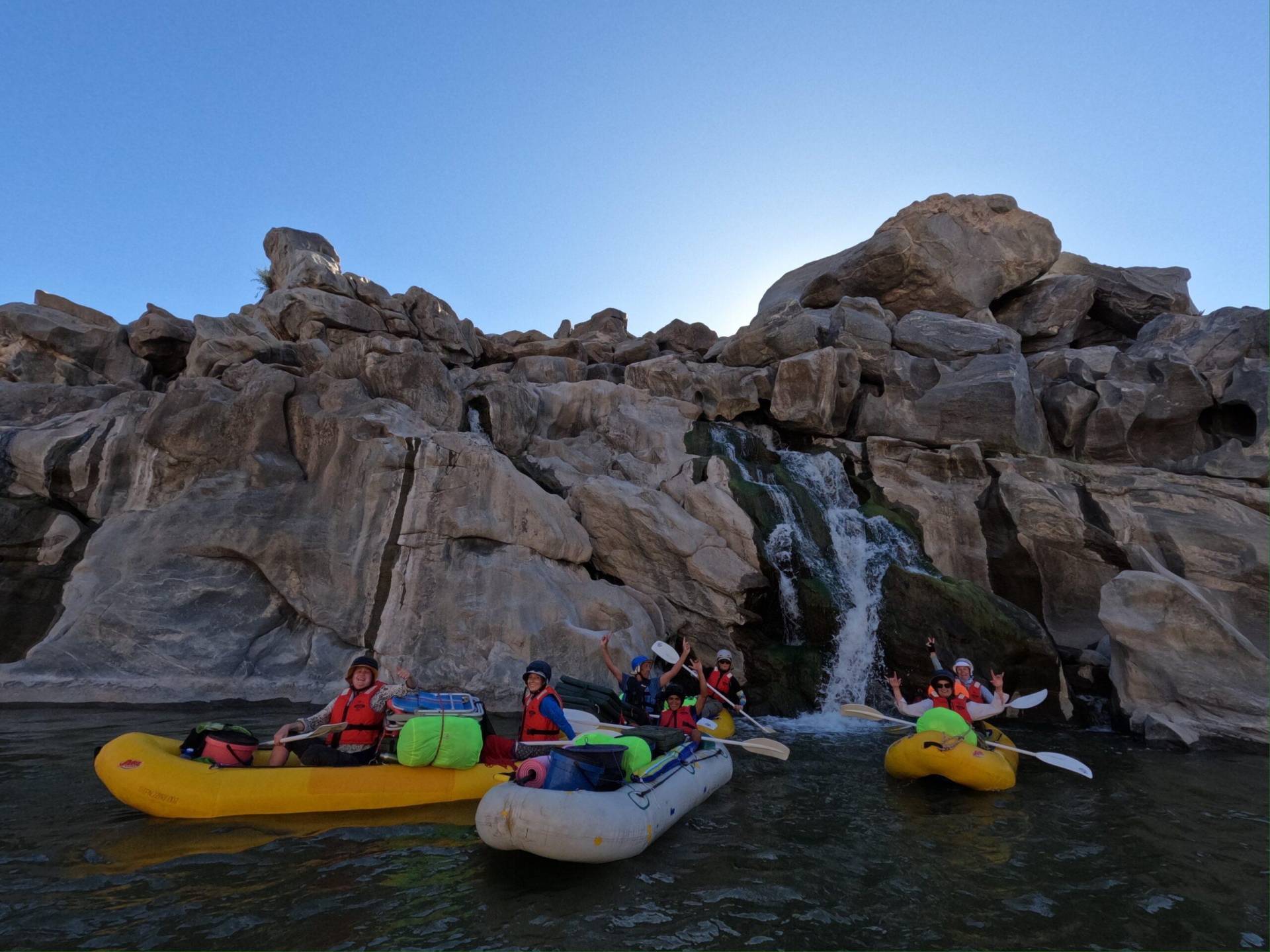 Orange river rafting gorge